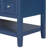 35.5'' Single Bathroom Vanity Base Only in Blue
