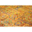 Hand Knotted Wool Oriental Area Rug in Gold And Red
