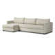 Leyt 2PC LAF Sleeper Sect W/ Storage-Alameda Snow