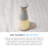 Glass FREEZE Carafe with Lid in Gray