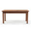 Table de patio en bois brun foncé-1230664086