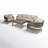 Hareton 5 Piece Deep Seating Group with Cushions