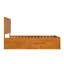 Lit plateforme en bois massif avec lit gigogne double Jeinny-705757290