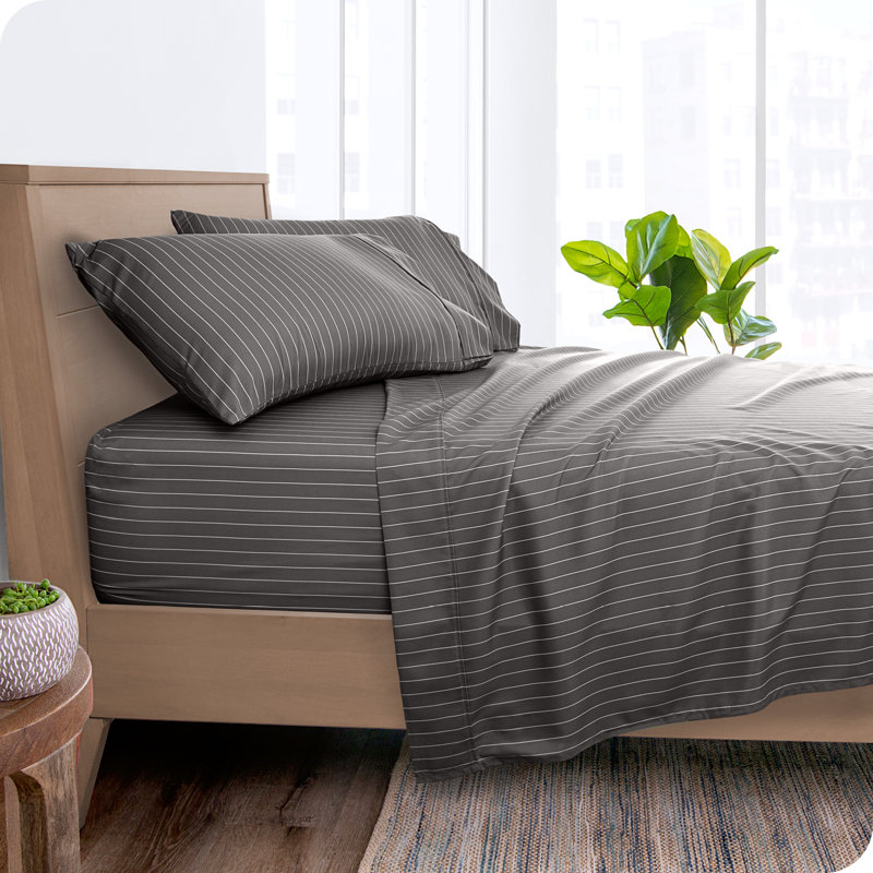 Ensemble de draps - Draps de luxe en microfibre ultra douce 1800 - Double brossage - Poches profondes - Ajustement facile