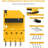 Pegboard Power Tool Organizer With Charging Station - Large Storage And 8 Outlet Power Strip
