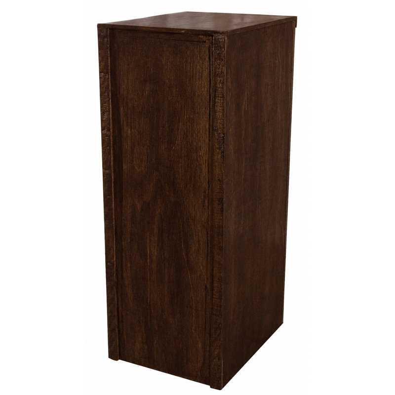 Kayla 3 - Drawer Solid Wood File Cabinet, Chocolate Mousse