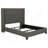 Lendra Grey Queen Panel Bed