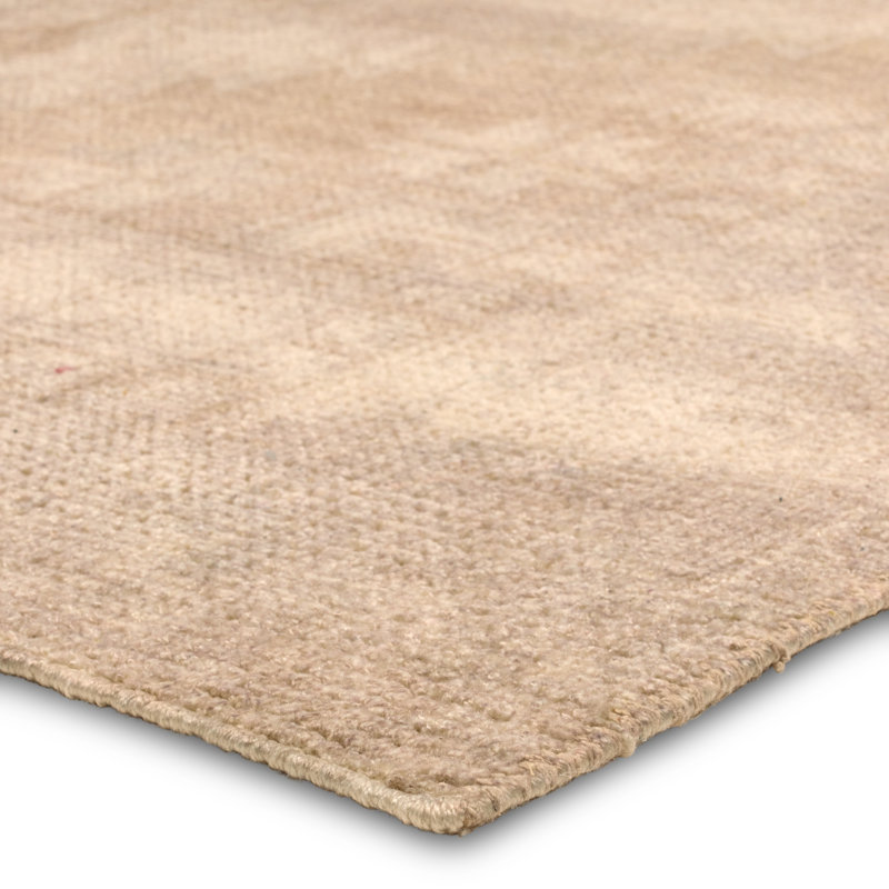 Rectangle brun clair / taupe Jaipur Living House Sprenant Cuore TRN01 9 pi 6 po x 13 pi 6 po