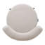 48cm H Upholstered Accent in White