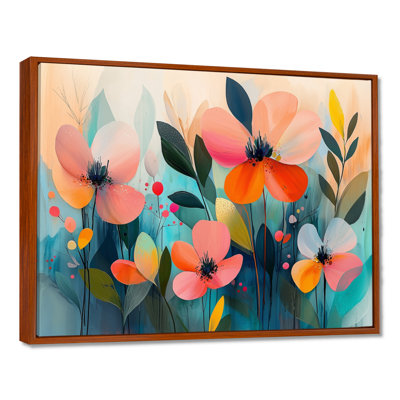 Isaurinda Botcanical Wildflowers Petals In The Breeze I - fleurs sauvages, art mural
