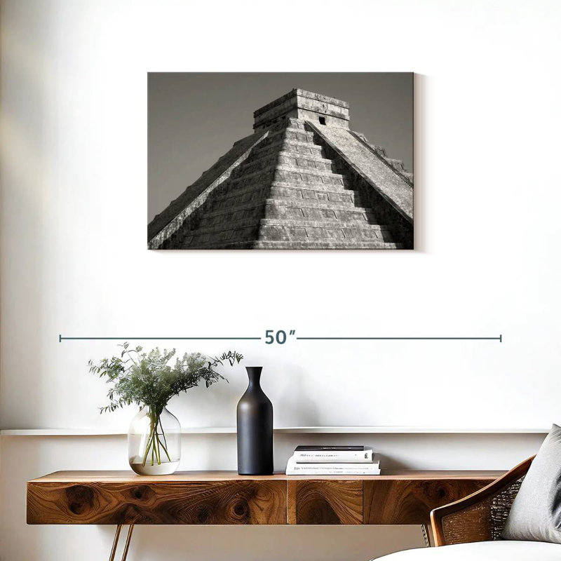 Pyramide Adella à Chichen Itza, H 20 po x l 30 po