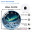 Horloge murale en verre 12 po