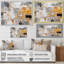 Kaleidoscope cubique beige et doré III-285824585-285824582