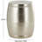 Beardall Aluminum Drum Shaped Accent Table with Hammered Design-261002437-156517518