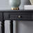 American Style Solid Wood Black Console Table-106443106