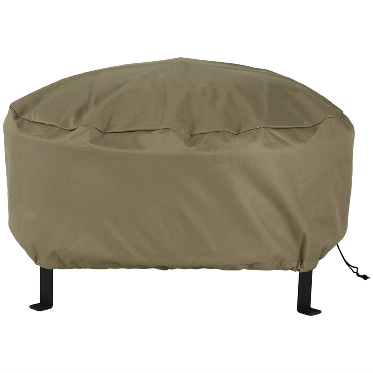 Hamilton Durable Round Fire Pit Cover with Drawstring Closure