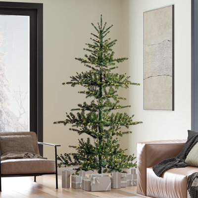 7.5' Lighted Pine Christmas Tree