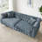 83.5'' Comfort Tufted Velvet Sofa with Wooden Frame-115949307