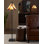 Lampe sur pied traditionnelle 63 po en bronze huilé avec verre brun et crème Ren 
