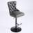 Retro PU Swivel Barstools with Adjusatble Seat Height-1187413769
