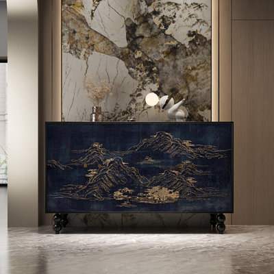 French-style vintage high-end sideboard