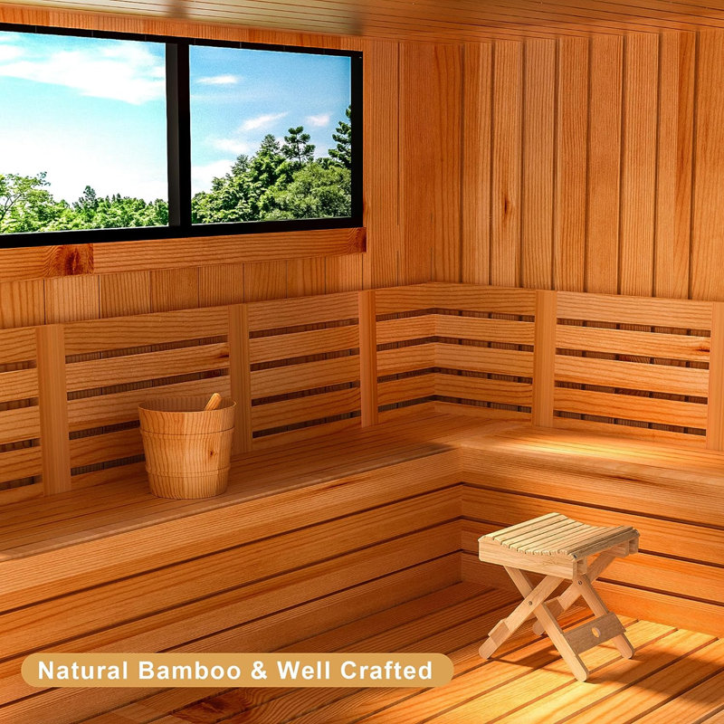 Evelio 11.02'' W Bamboo Shower Bench