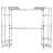 57.9'' Metal Clothing Rack