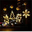 Lumières de Noël brillantes pour les fêtes