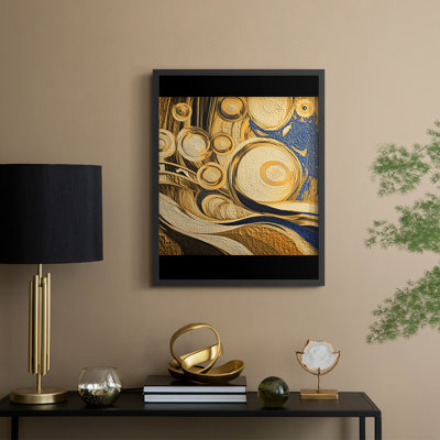 «Abstract Abstract», reproduction encadrée - prêt à accrocher
