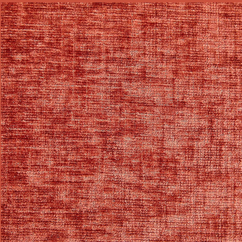 Chaise de bureau rembourrée capitonnée moderne en chenille, chaise de bureau pivotante réglable, Orange