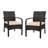 Modern Patio Furniture: Kd Chair In Brown Tan With Cushion Tropical Chair: Waterproof Material +