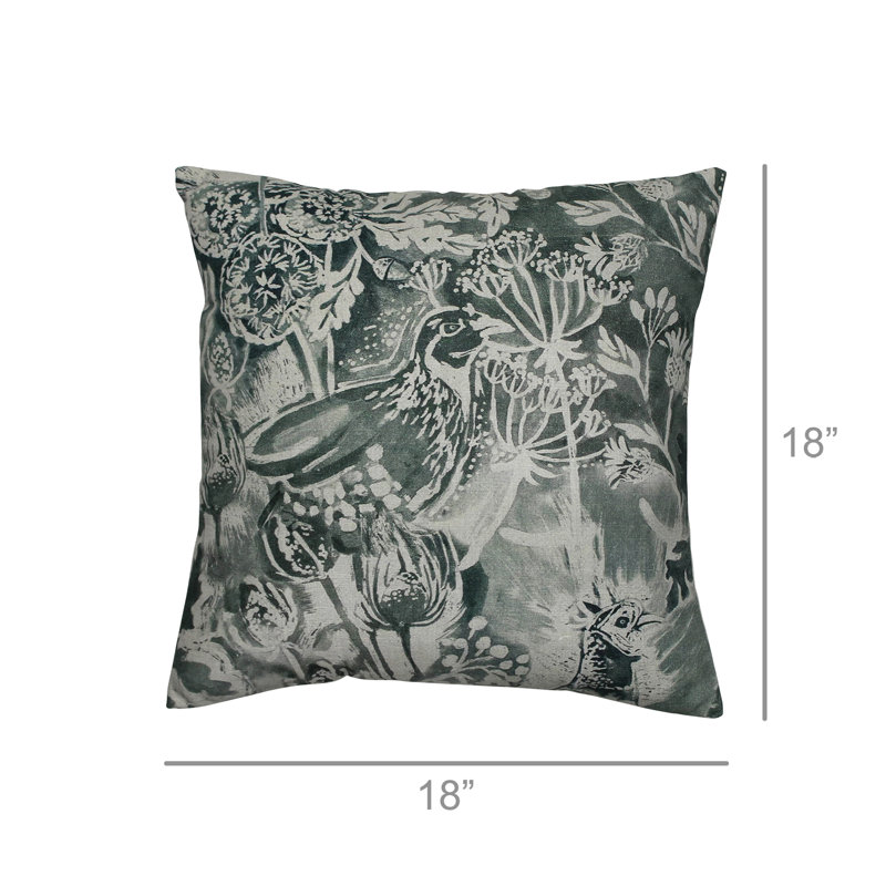  Coussin décoratif carré, Vert forêt