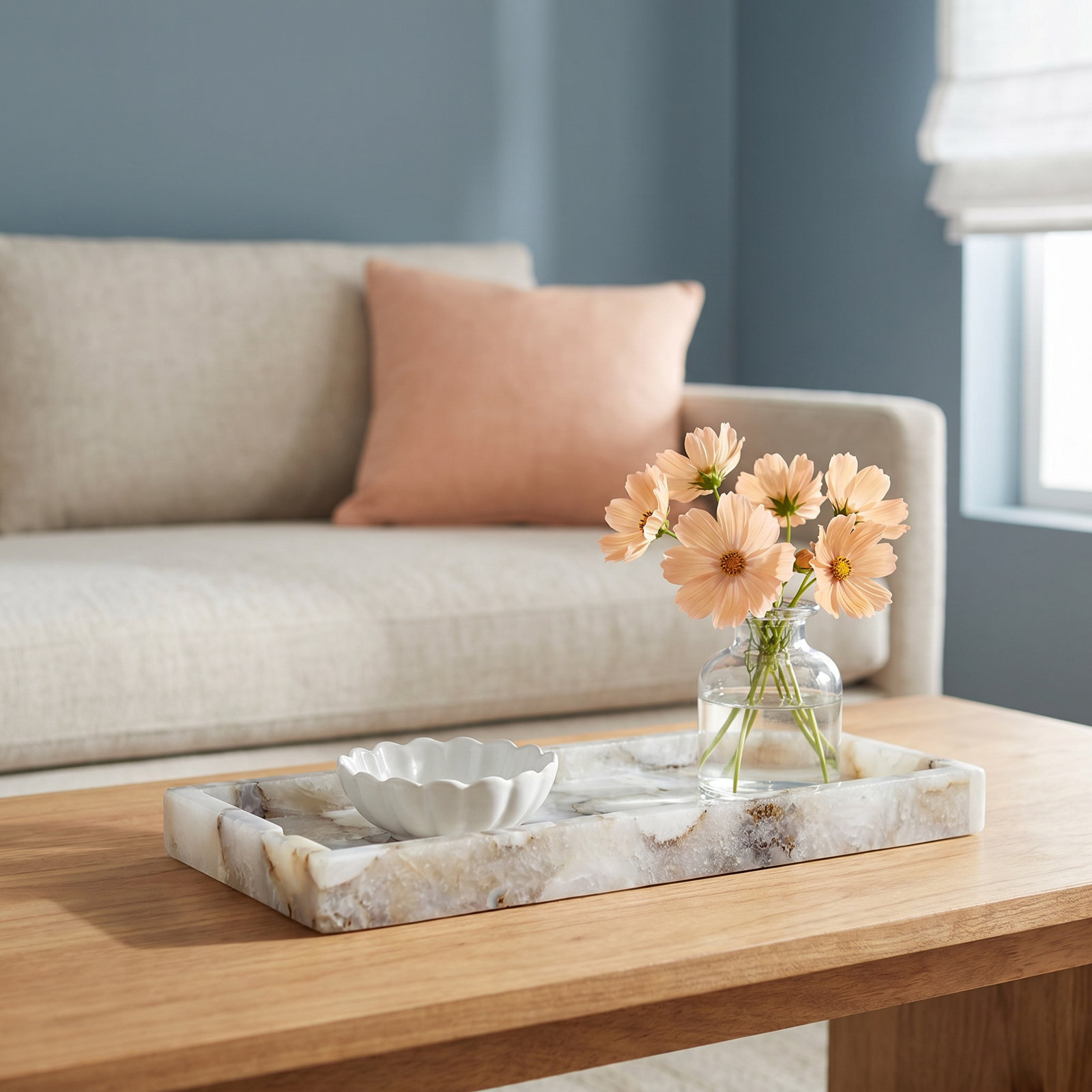 Genuine Marble Decorative Tray