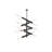 Ari 6-Bar Pendant in Black