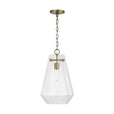 Luminaire suspendu géométrique à 1 lumière Annie