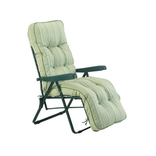 Farallones Folding Recliner Chair with Cushions