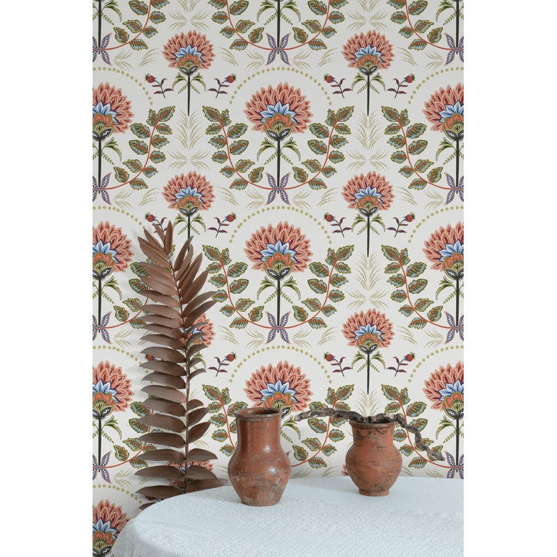 Papier peint botanique Boho Blossom