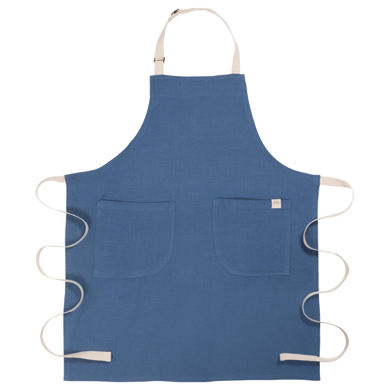 Tablier en coton Monaco, Blue néerlandais