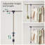 150cm Rolling Clothing Rack
