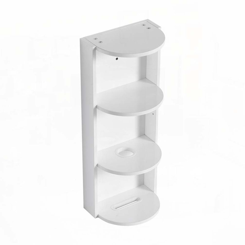 Bathroom Wall-Mounted Storage Rack, Float Mounting Design