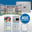 400-Adjustable Key Lock Box With Digital Lock Grey