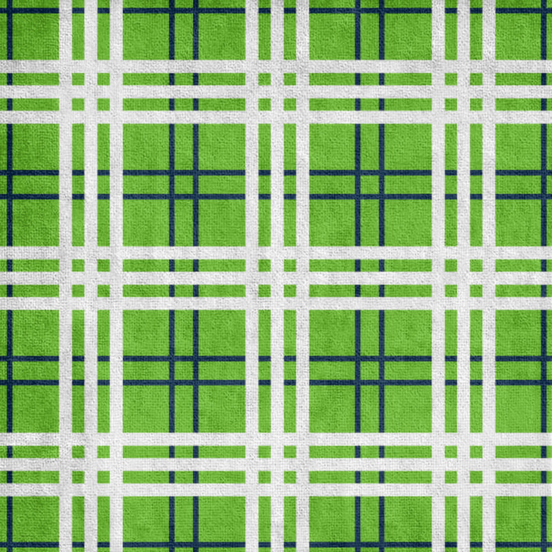 Serviette de plage de luxe Seattle football, Vert action / bleu marine collège / blanc, Mélange polyester-coton