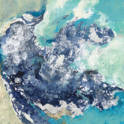 Turquoise by Silvia Vassileva - Wrapped Canvas Painting
