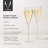 Raye Angled Crystal Prosecco Glasses