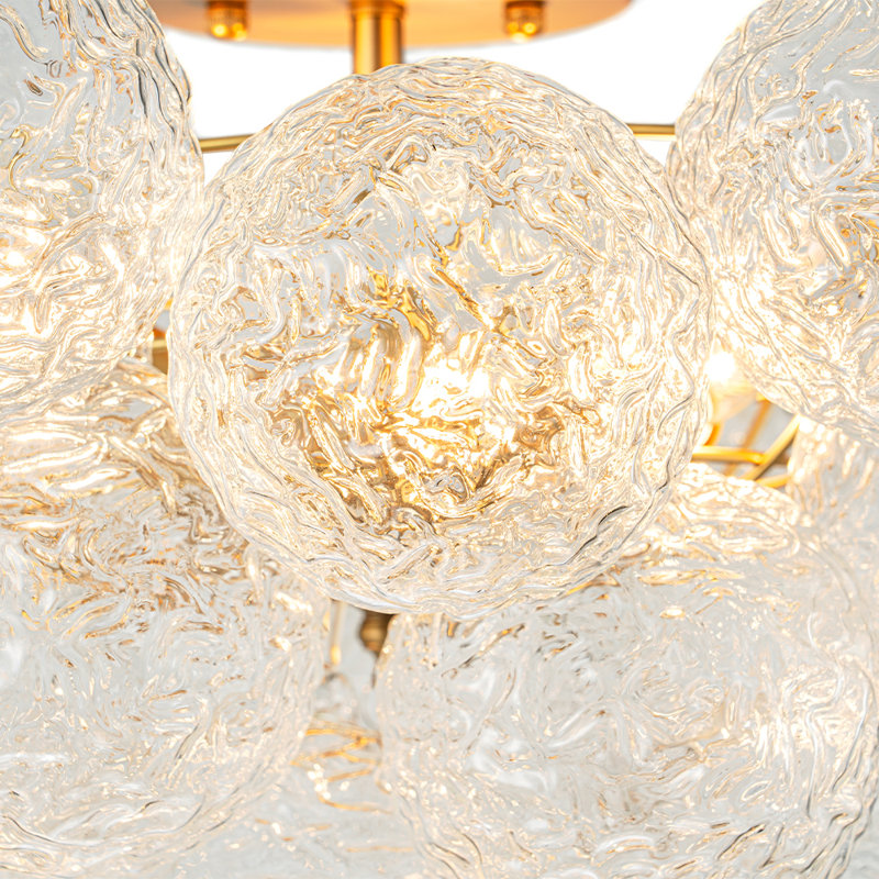 Plafonnier semi-encastré 3 lumières Malaijah