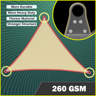 Amgo 6 Inch Hadwae Kit Fo Tiangle Sun Shade Sail Canopy