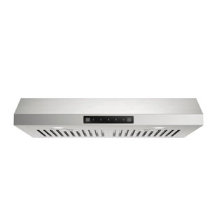 Everkitch Under Cabinet Range Hood 30inch With 600cfm, Motion & Touch Control, Stainless Steel Filter