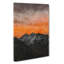 Orange Sky Above Mountains In Italy - Wrapped Canvas-56660238