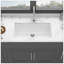 Évier de cuisine en quartz - Évier de cuisine encastré en granite 33 x 19 po-109619373