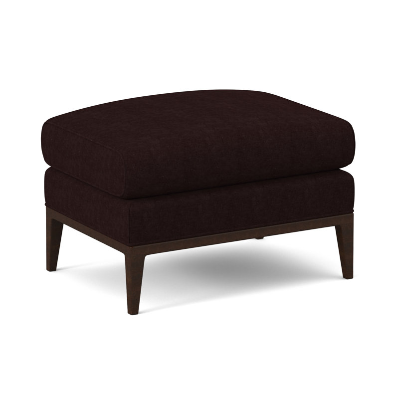 Cooper Ottoman, Margaret Mahogany, American Walnut